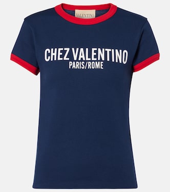 Chez Valentino cotton jersey T-shirt | Valentino