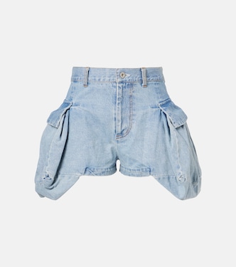 Cargo denim shorts | Sacai
