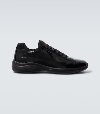 Patent leather sneakers | Prada