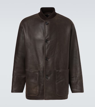 Lederjacke mit Shearling | A.Presse