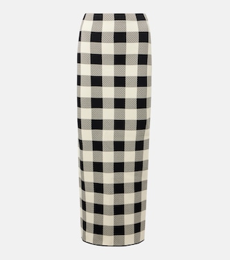 Pippa checked maxi skirt | Posse