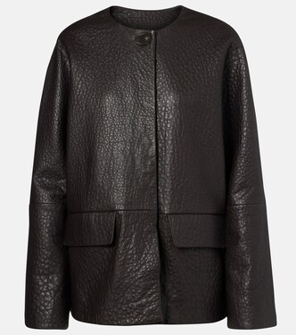 Barbs leather jacket | Joseph