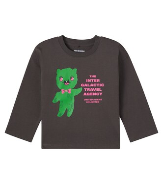 Alien cotton jersey top | Mini Rodini