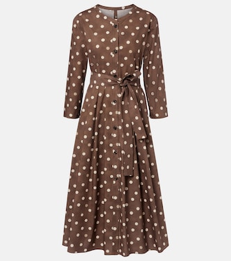Pesche polka-dot cotton shirt dress | 'S Max Mara