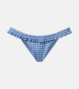 Esterel checked bikini bottoms | Faithfull