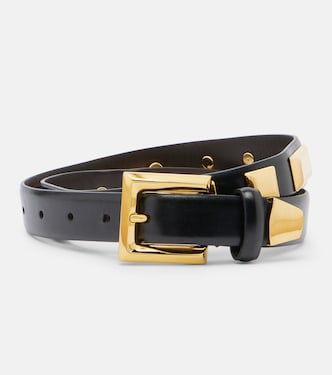 Ceinture Josephine en cuir cloutée | Nour Hammour