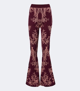 Wool-blend jacquard flared pants | Etro