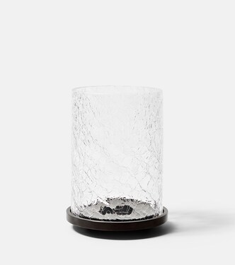 Portavelas Okran de cristal y bronce | Michaël Verheyden