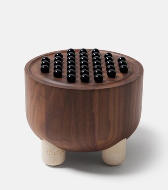 Mocambo Peg walnut solitaire set | Giobagnara