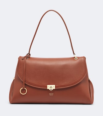 Sofia Large leather shoulder bag | Ferragamo