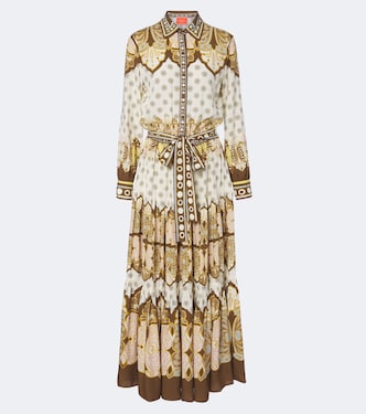 Bellini printed voile shirt dress | La DoubleJ