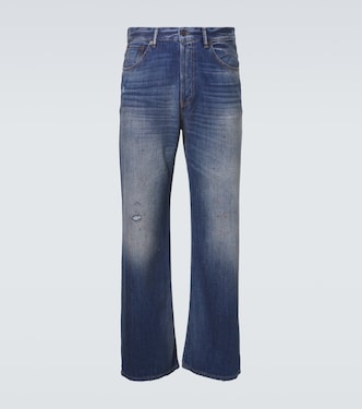 2021 distressed wide-leg jeans | Acne Studios