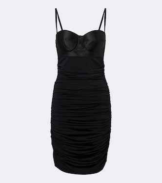 Ruched satin minidress | Dolce&Gabbana