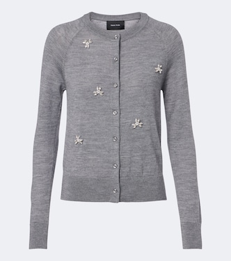 Embellished wool and silk cardigan | Simone Rocha