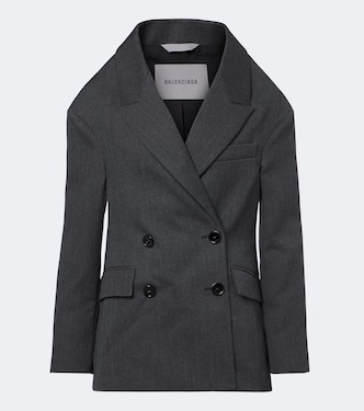 Double-breaster wool blazer  | Balenciaga