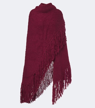 Lauren fringed knitted cashmere shawl | Gabriela Hearst