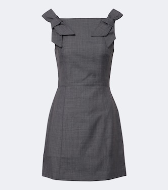 Vestido corto con lazo | Shushu/Tong