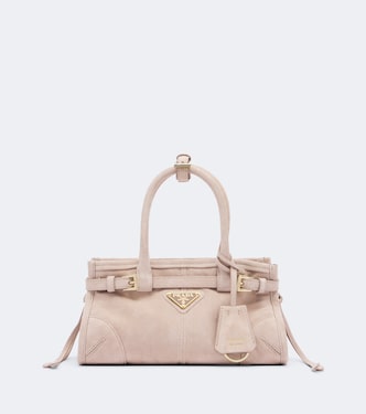 Prada Bonnie Mini suede top-handle bag | Prada