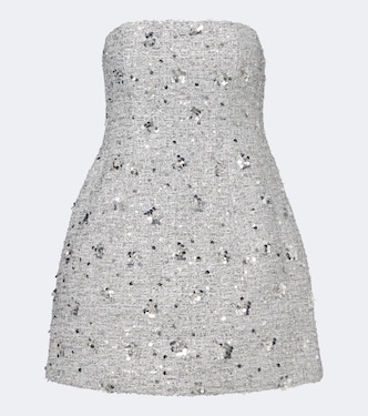 Kit sequined tweed bustier dress | Simkhai