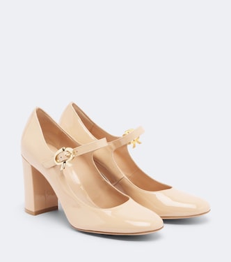 Mary-Jane-Pumps Mary Ribbon aus Lackleder | Gianvito Rossi