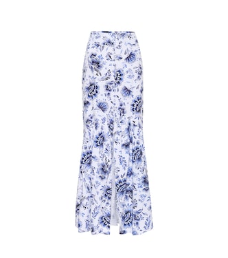 Jupe longue Delilah en coton | Alexandra Miro