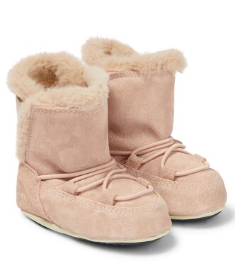 Bebé - botas de nieve Crib de ante | Moon Boot Kids
