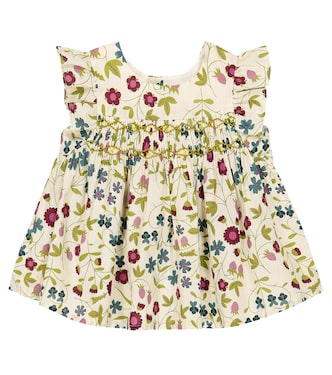 Baby Bedrucktes Kleid Naomie aus Baumwolle | Bonpoint