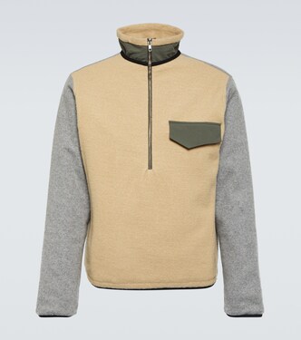 Dorg wool-blend zip-up sweater  | Ranra