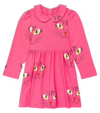 Printed cotton jersey dress | Mini Rodini