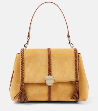Bolso al hombro Penelope Medium de ante | Chloé