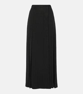 Wrap crêpe maxi skirt | Toteme