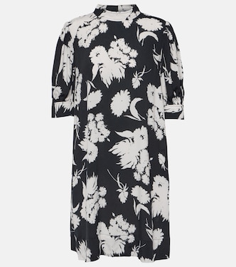 Bedrucktes Minikleid aus Crêpe | Ganni