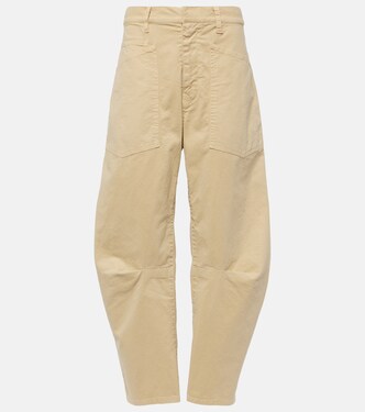 Shon mid-rise cotton wide-leg pants | Nili Lotan