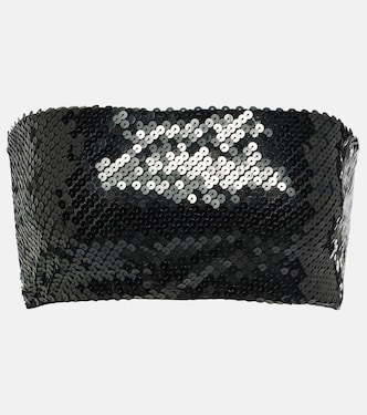 Top bandeau Lilies à sequins | Rick Owens