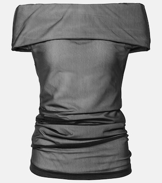 Allegra ruched off-shoulder top | Proenza Schouler