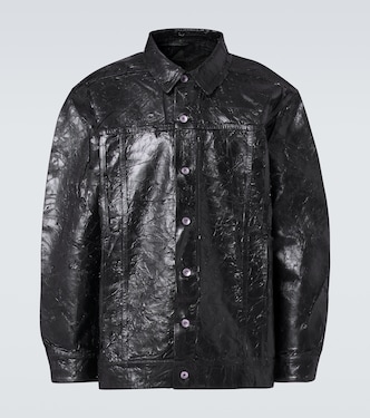 Coated denim jacket | Rick Owens