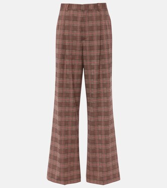 Pantalon ample à carreaux | Etro