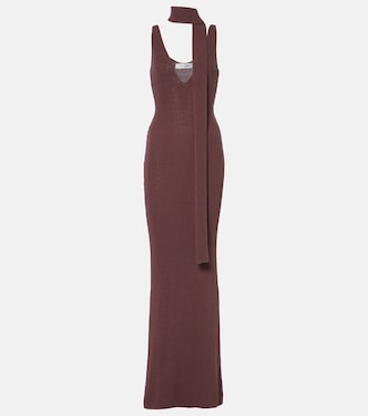 Robe longue en coton mélangé | Aya Muse