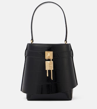 Shark Lock Medium leather bucket bag | Givenchy