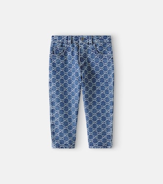 Baby GG jacquard jeans | Gucci Kids
