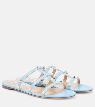 Rockstud leather sandals | Valentino Garavani