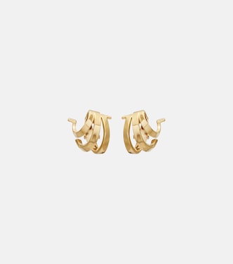 Triple Gancini clip-on earrings | Ferragamo