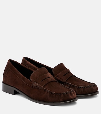 Dylan suede penny loafers | Paris Texas
