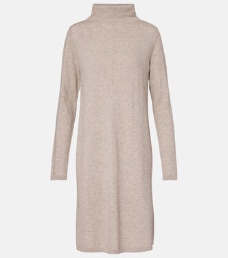 Knitted wool and cashmere midi dress | Jardin des Orangers