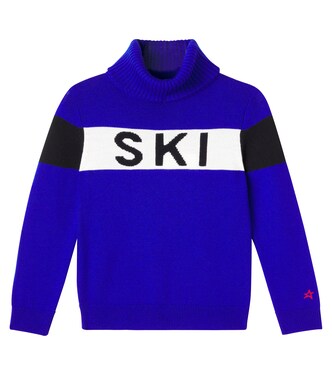 Intarsia wool turtleneck sweater | Perfect Moment Kids