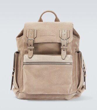 Suede backpack | Brunello Cucinelli