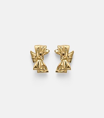 Bow Small gold-plated earrings | Jennifer Fisher