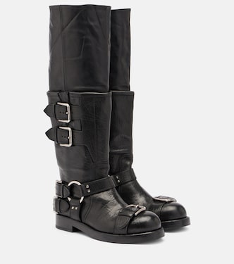 Leather knee-high boots | Dolce&Gabbana