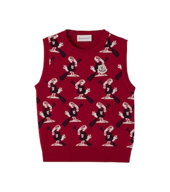 Virgin wool sweater vest | Moncler Enfant