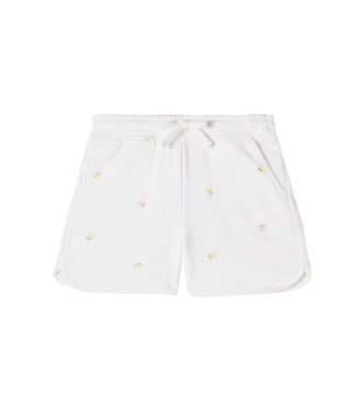 Bestickte Shorts aus Baumwoll-Jersey | Bonpoint